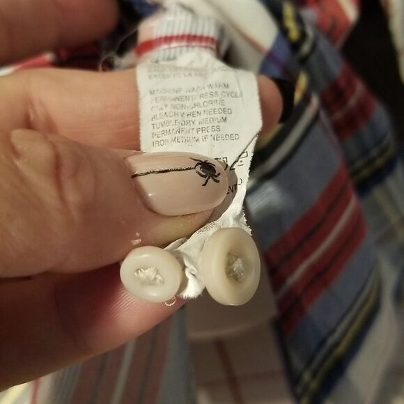 IZOD Plaid Long Sleev Button Down Lrg - Picture 11 of 11